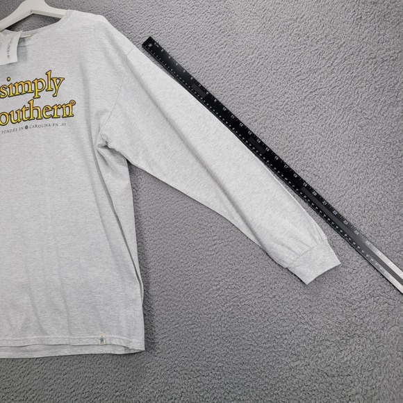 SIMPLY SOUTHERN Size LARGE Graphic Long Sleeve Crew Neck T-Shirt NEW - Picture 11 of 12
